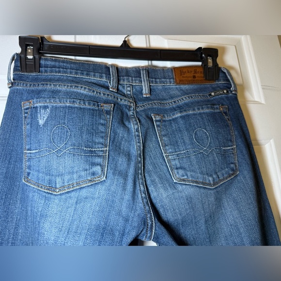 Lucky Brand Womens Jeans 6/28 Blue Straight Sofia High Rise Medium Wash Stretch - Picture 6 of 11